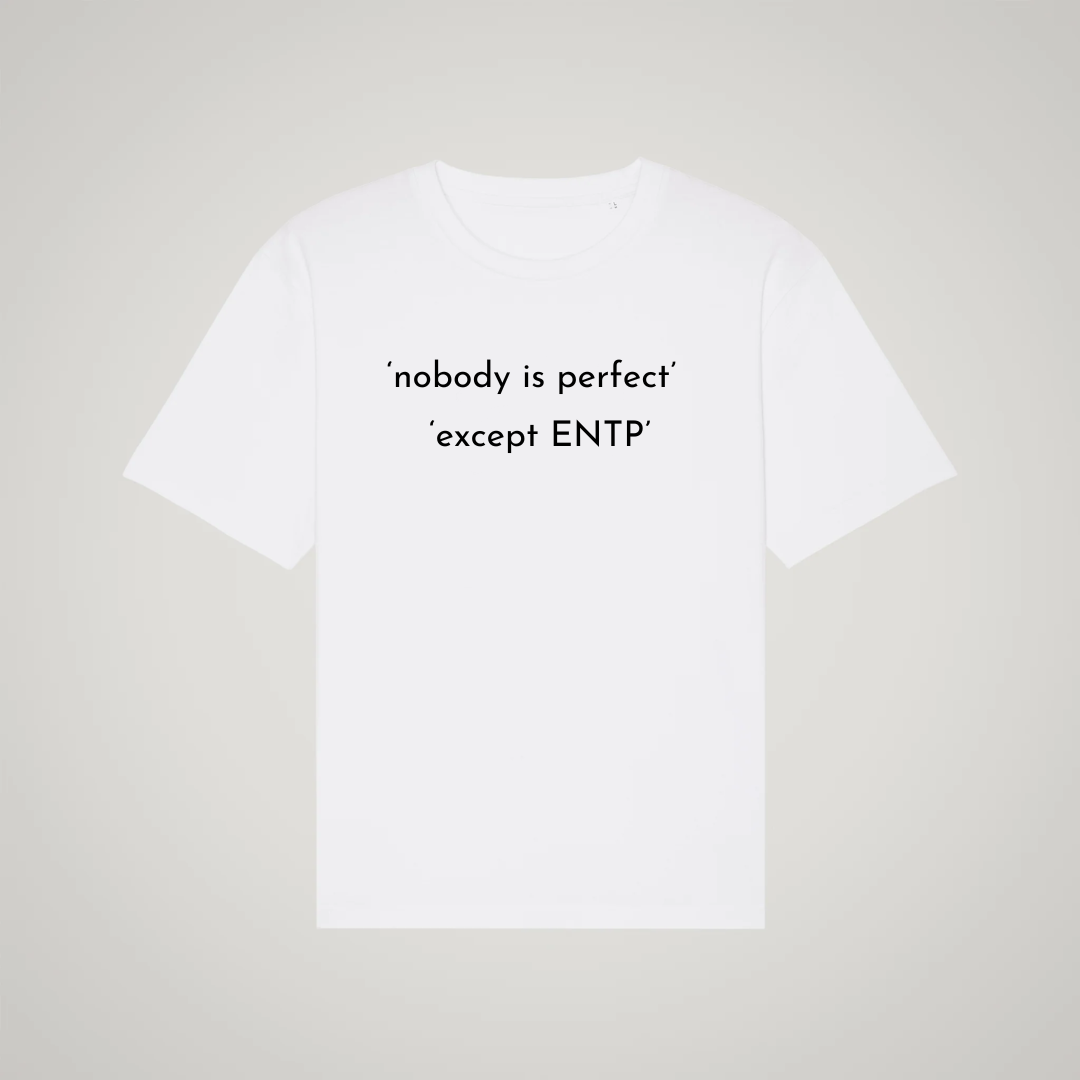 nobody is perfect except ENXX Short Sleeve Tee