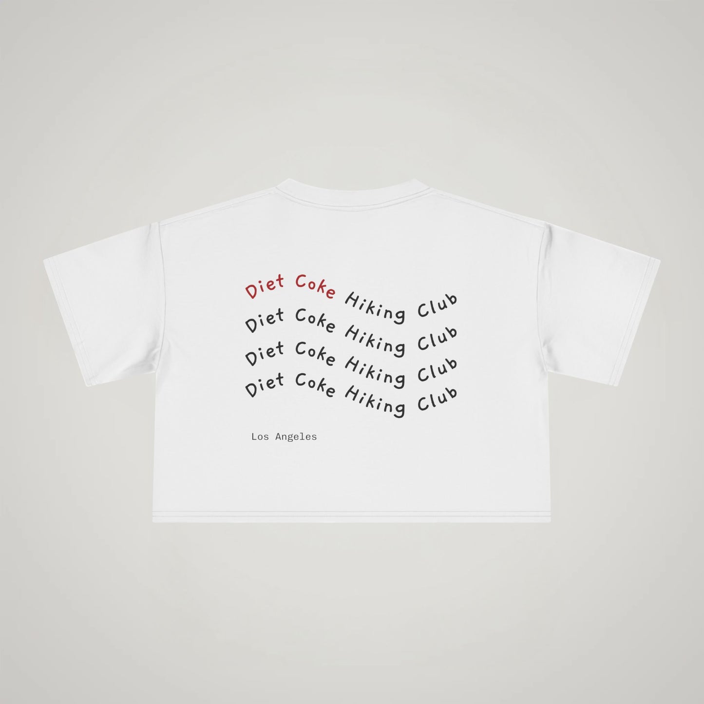 Crop Tee — Diet Coke Hiking Club Graphic