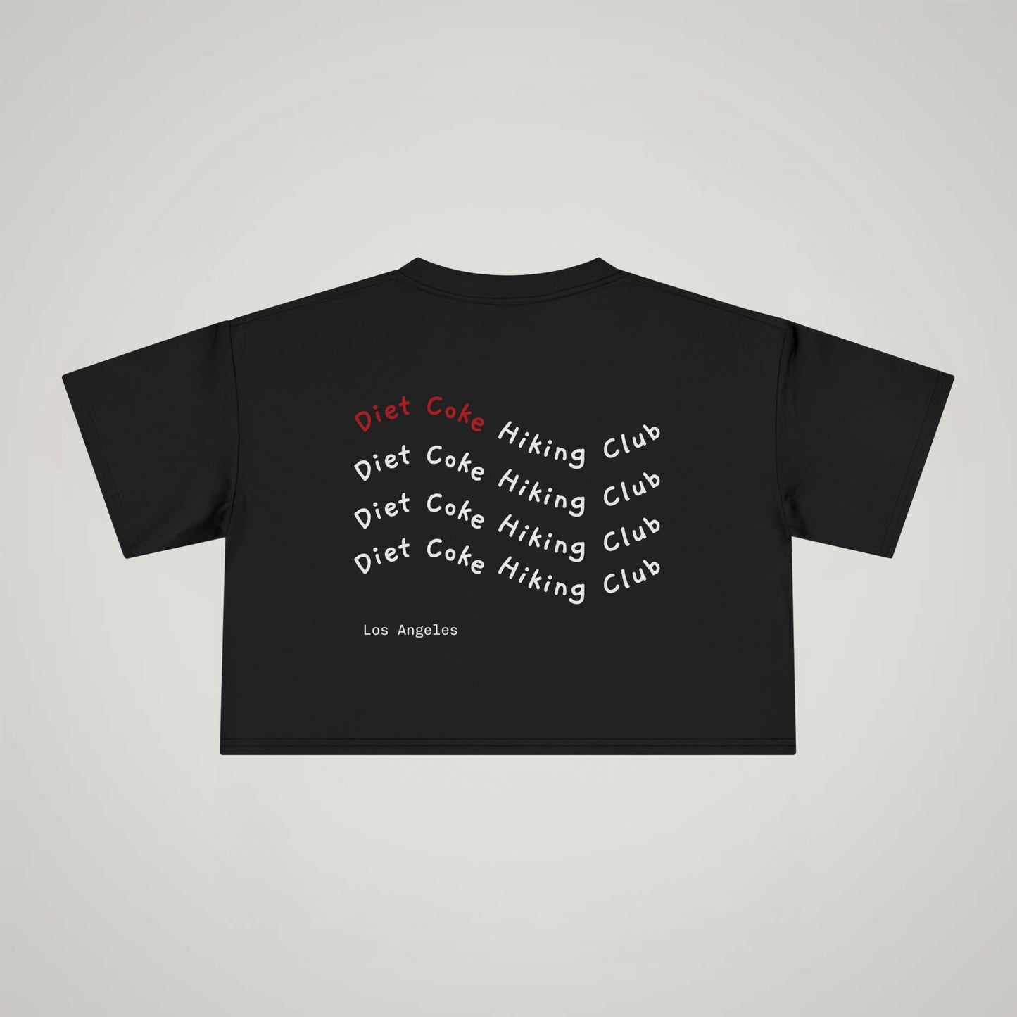 Crop Tee — Diet Coke Hiking Club Graphic
