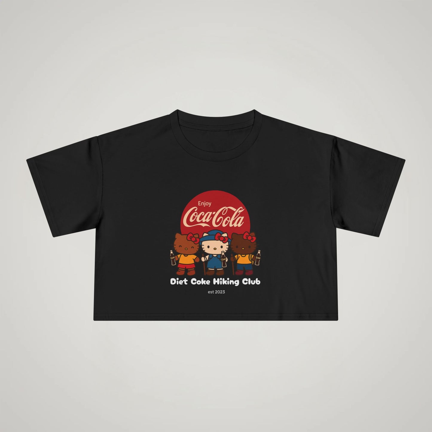 Crop Tee — Diet Coke Hiking Club Graphic